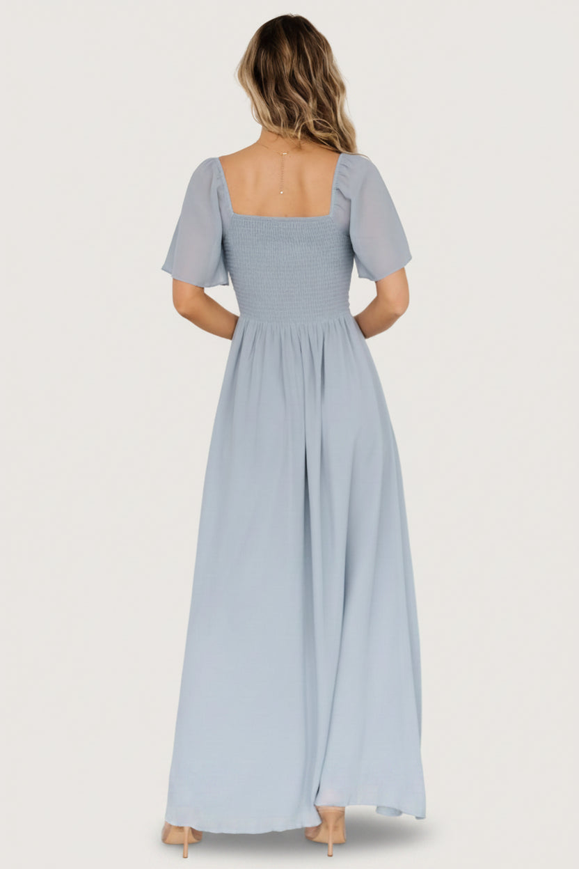 Sierra Sweetheart Maxi Dress | Light Blue
