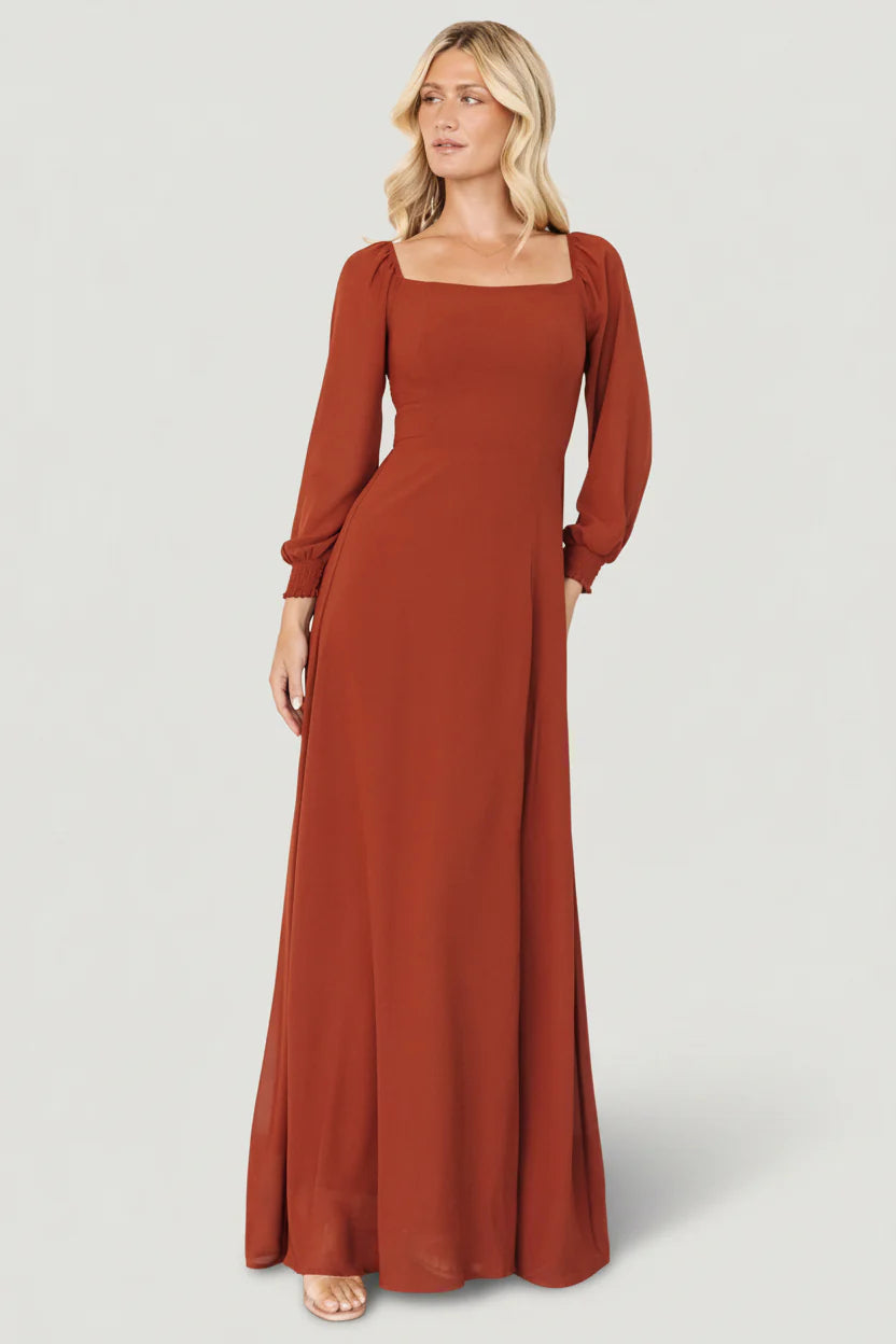 Giselle Maxi Dress | Rust