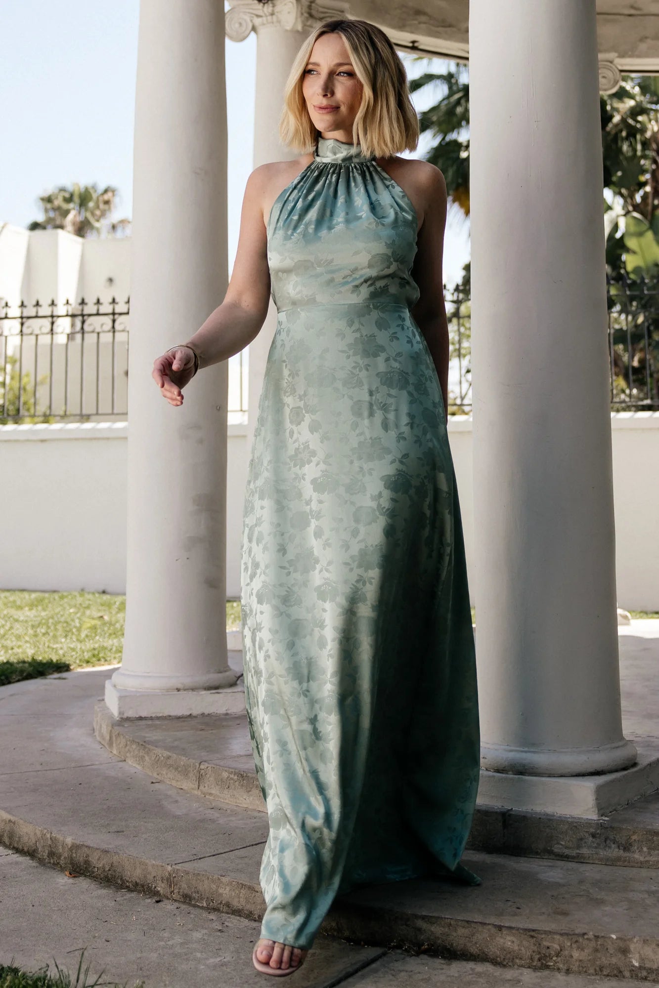 Milan Halter Maxi Dress | Sage