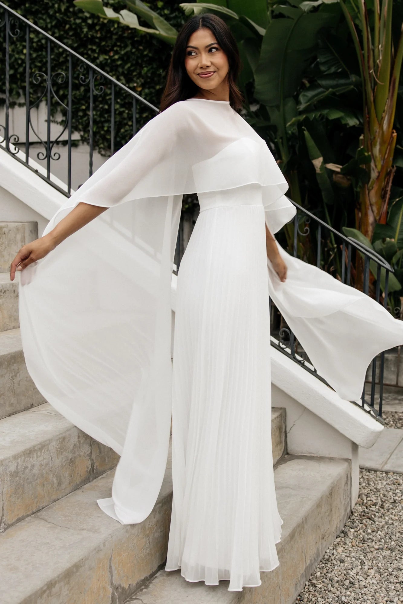 Serafina Strapless Gown | Off White