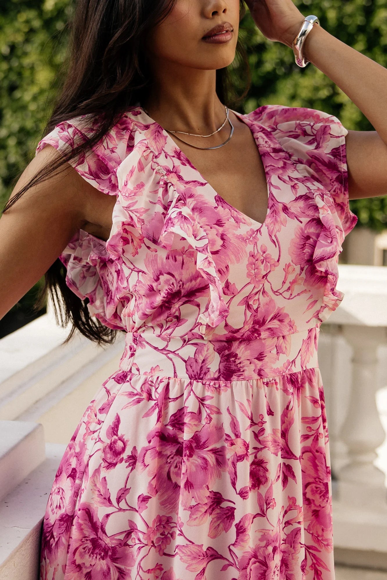 Margie Maxi Dress | Pink Floral