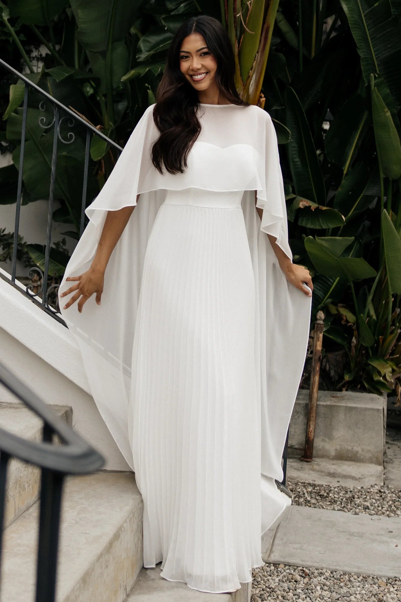 Serafina Strapless Gown | Off White