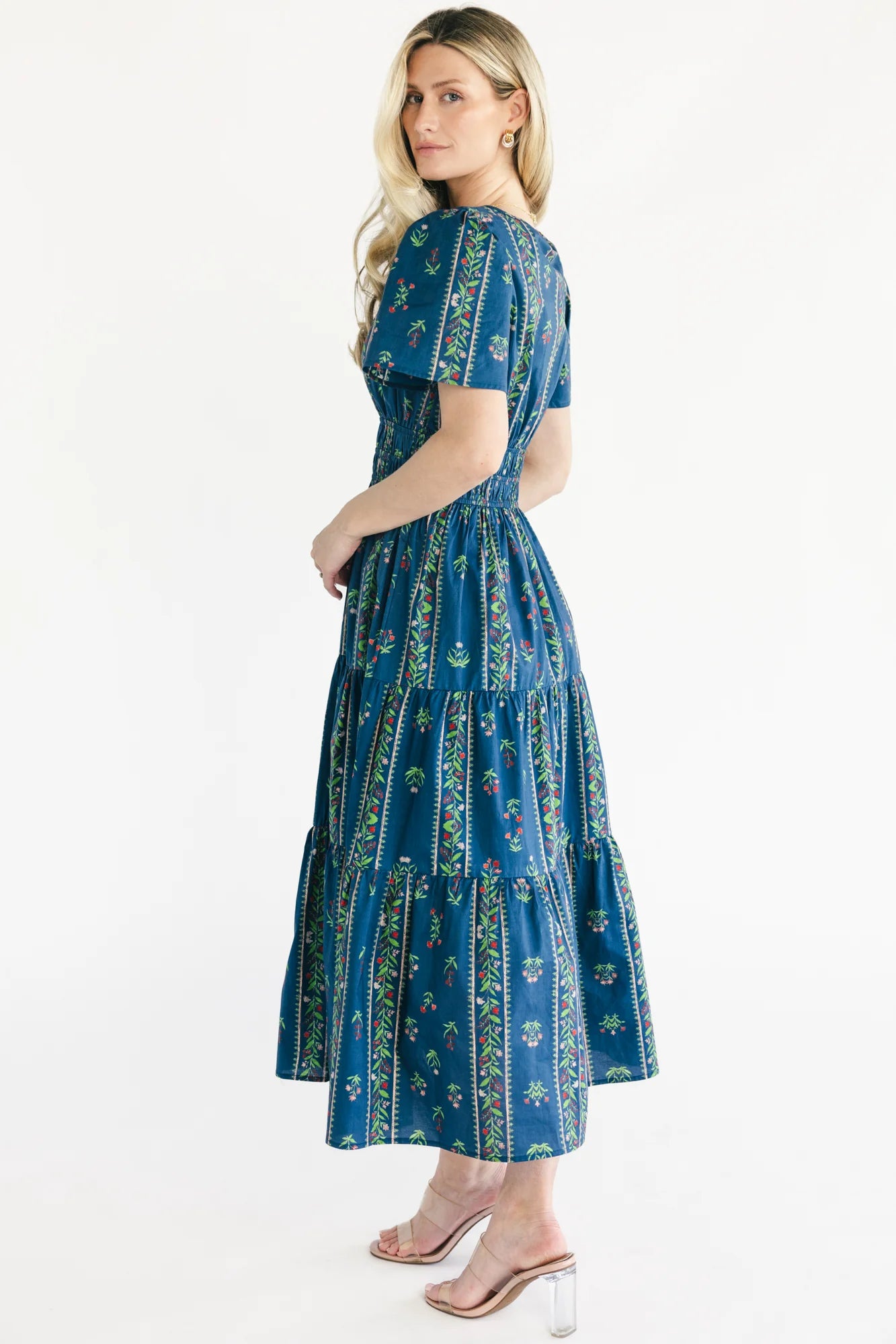 Sorrel Midi Dress | Navy Multi Floral
