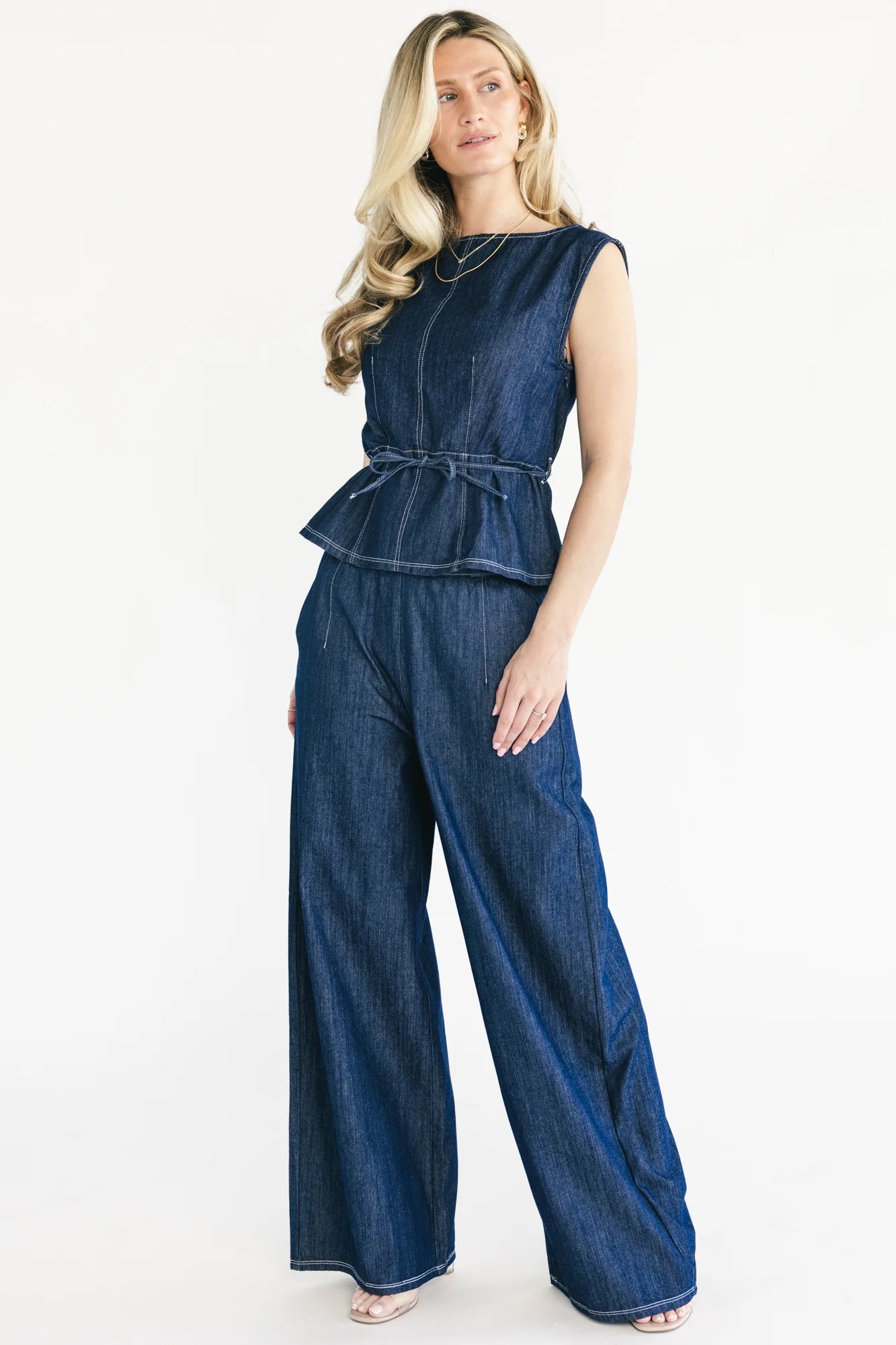 Xandria Top | Dark Denim