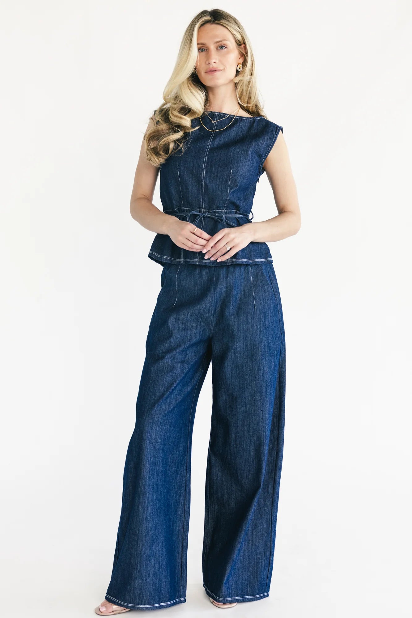 Xandria Top | Dark Denim