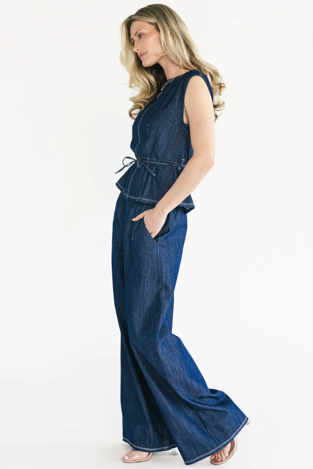 Xandria Top | Dark Denim