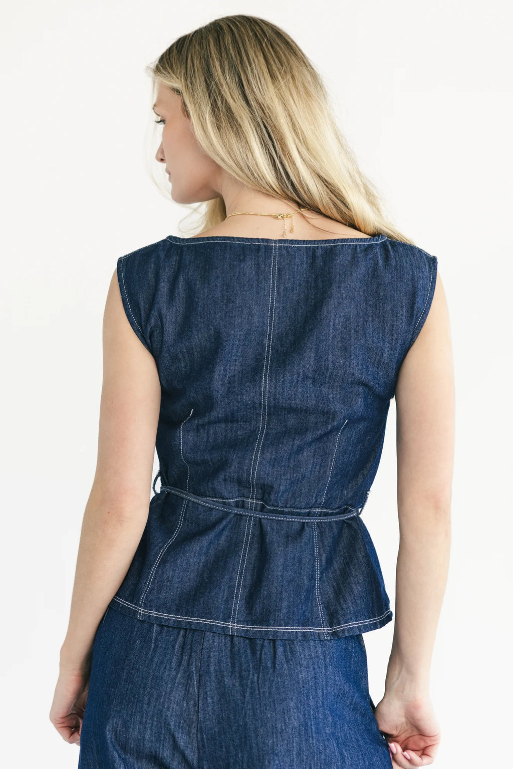 Xandria Top | Dark Denim