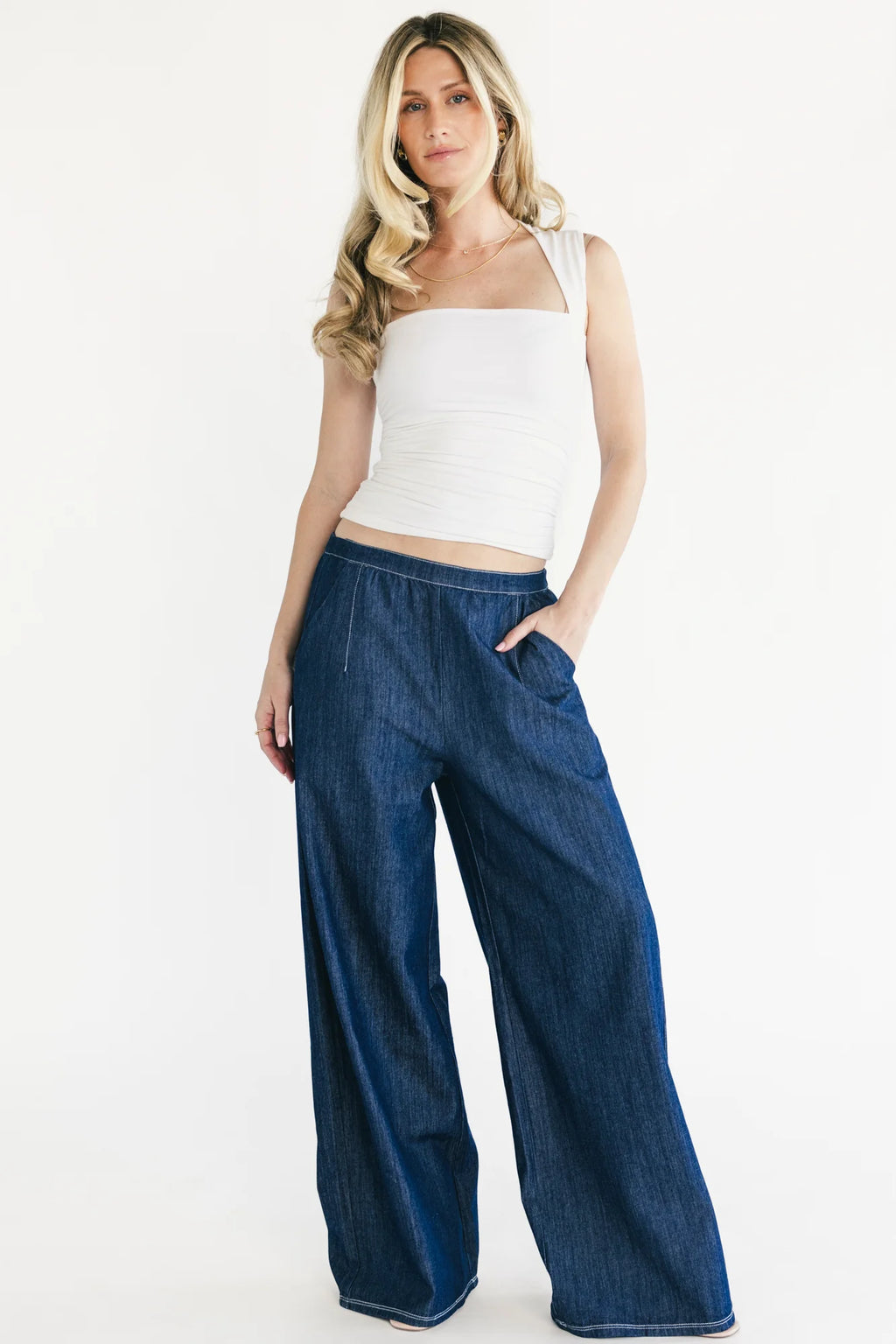 Xandria Pants | Dark Denim