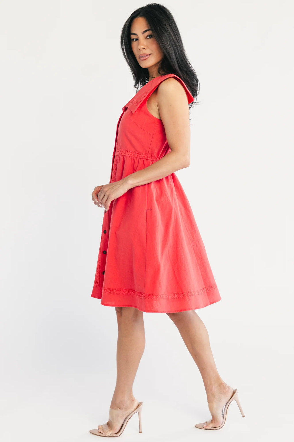 Drew Short Dress | Red