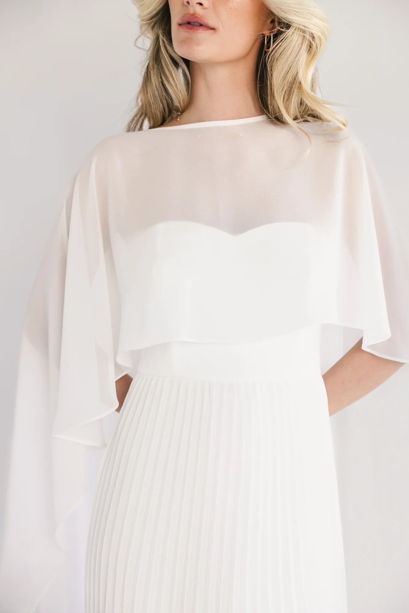 Serafina Strapless Gown | Off White