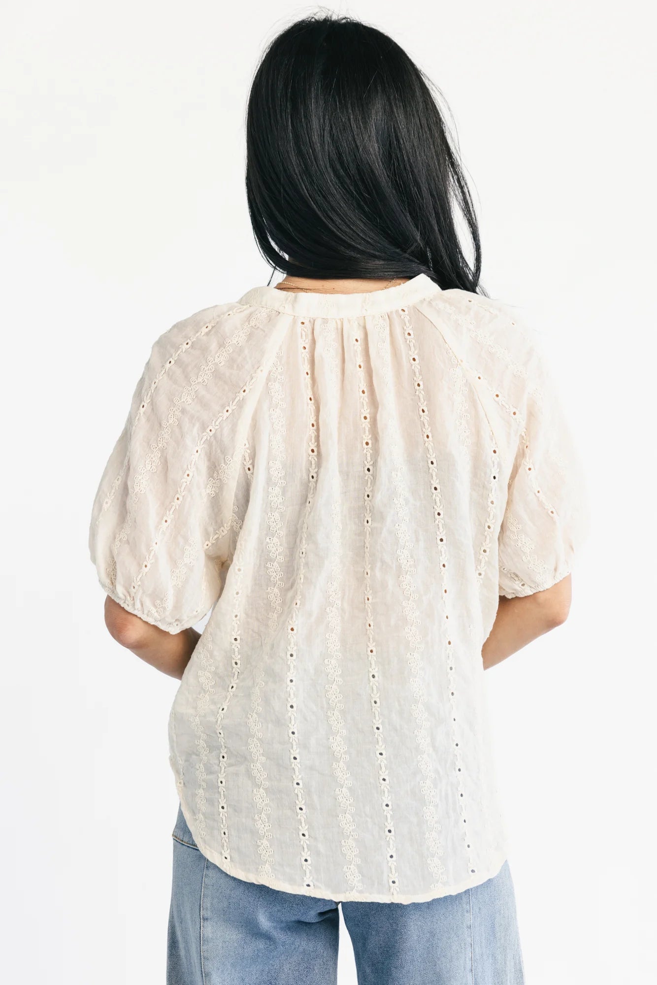 Bellamy Lace Top | Vintage Cream