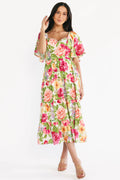 Paislee Midi Dress | Multi Floral