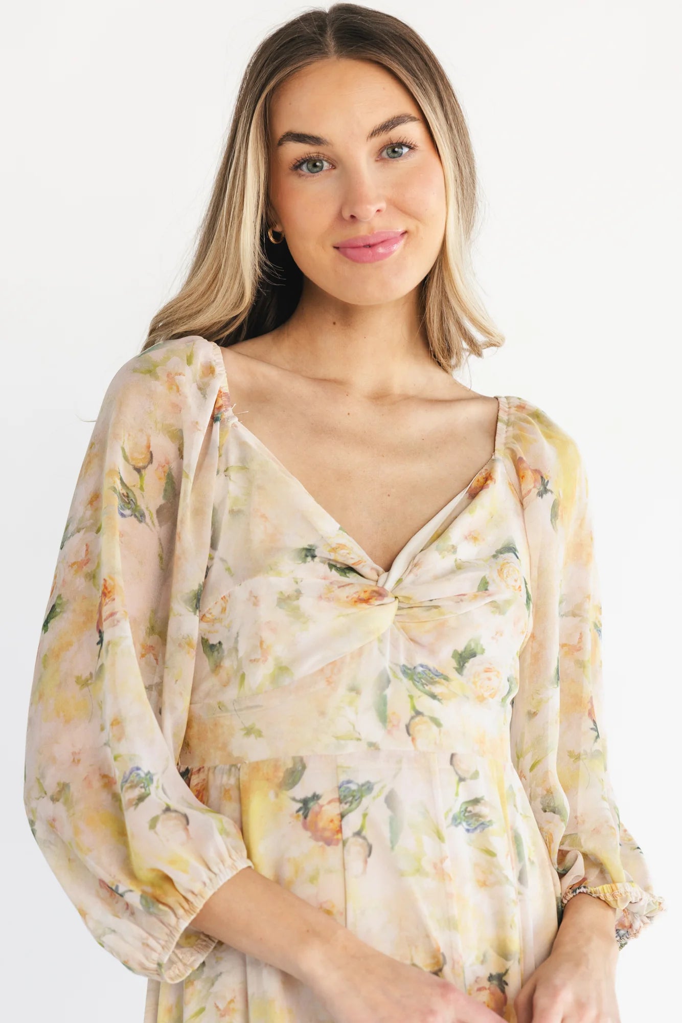 Aviana Maxi Dress | Golden Floral