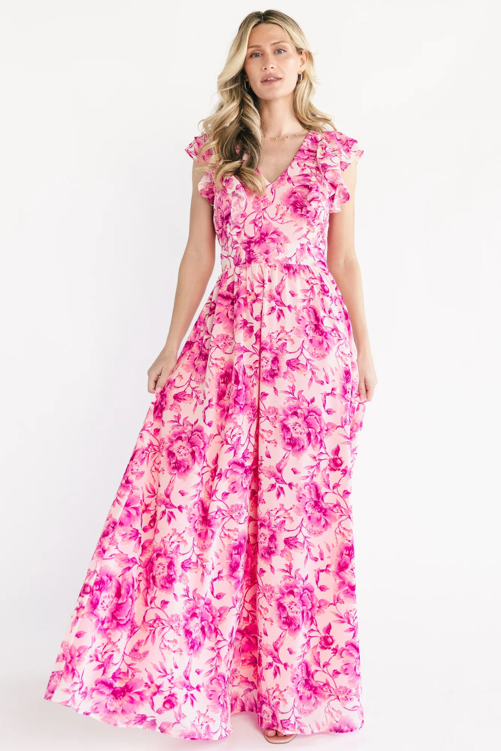 Margie Maxi Dress | Pink Floral