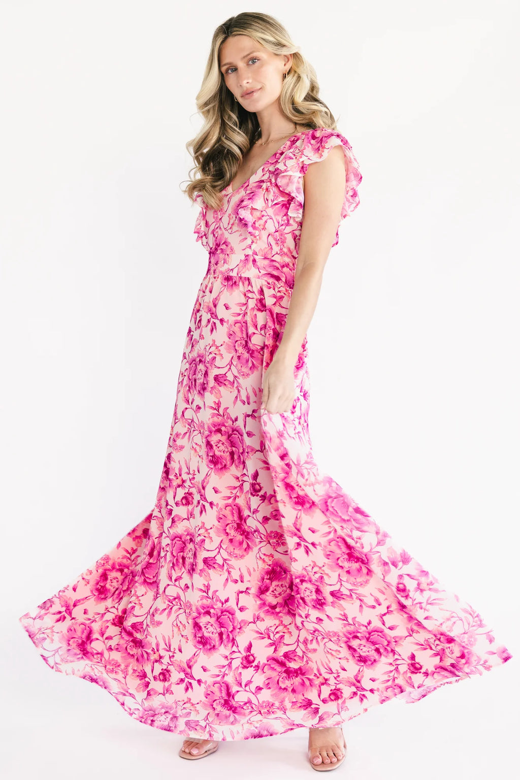 Margie Maxi Dress | Pink Floral