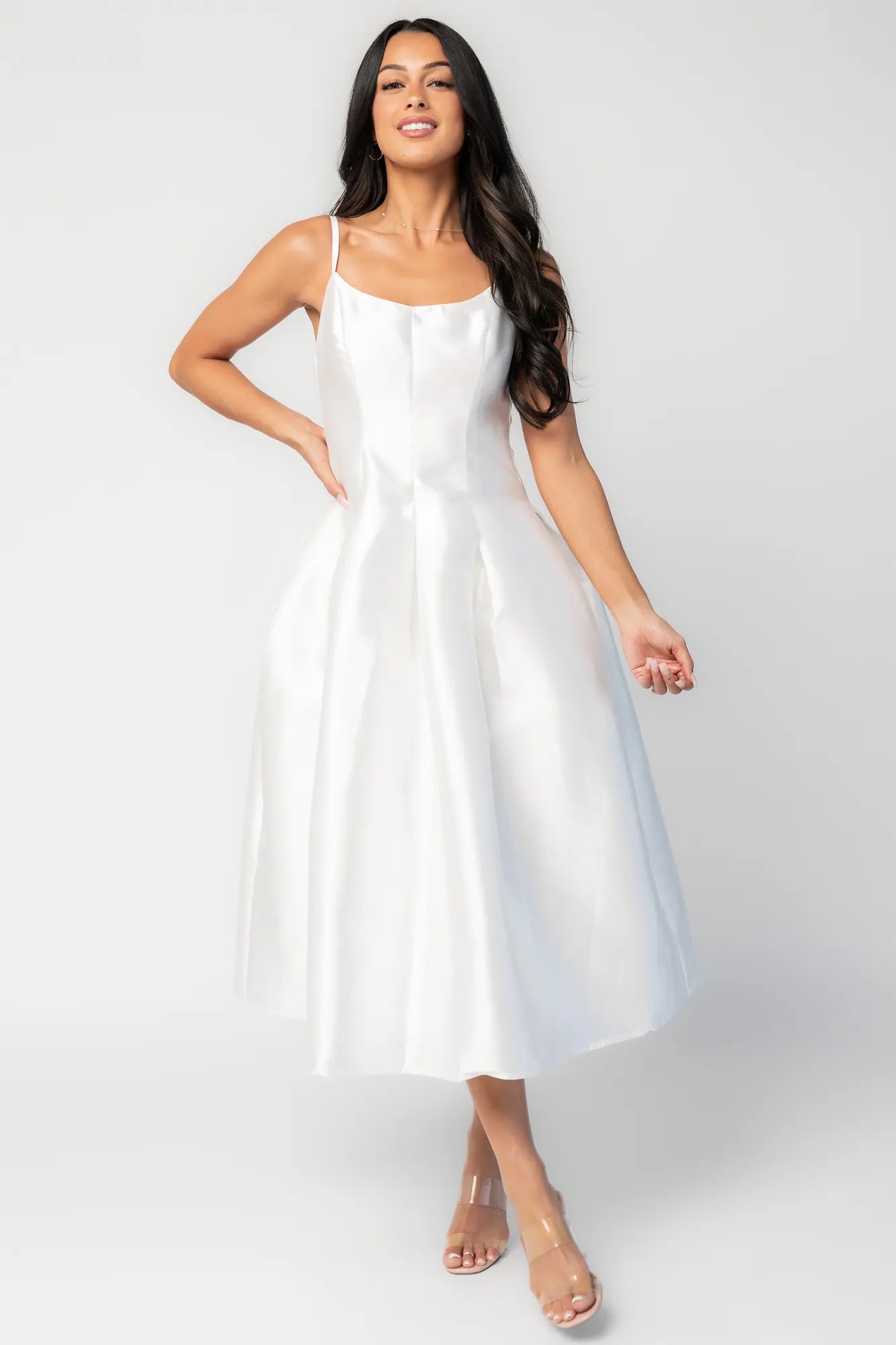 Jacqueline Midi Dress | Off White