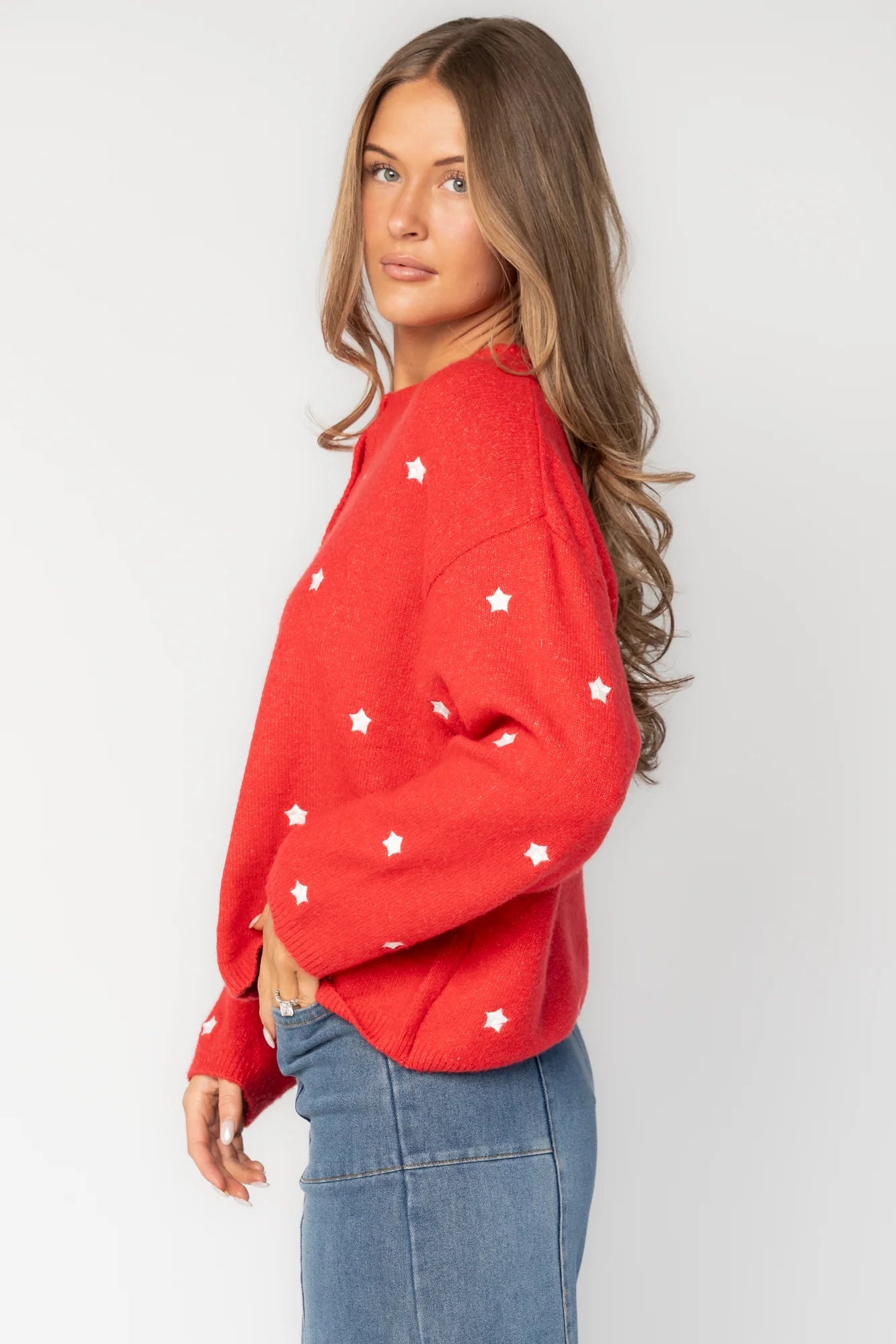 Liberty Cardigan | Red