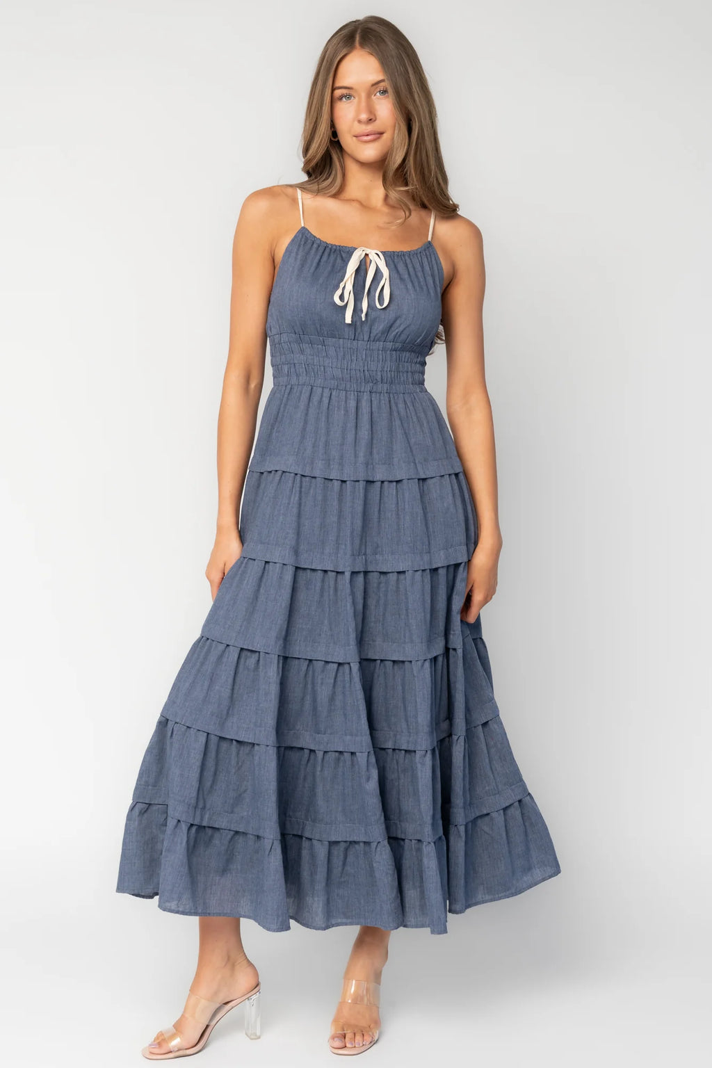 Santiago Maxi Dress | Dark Blue