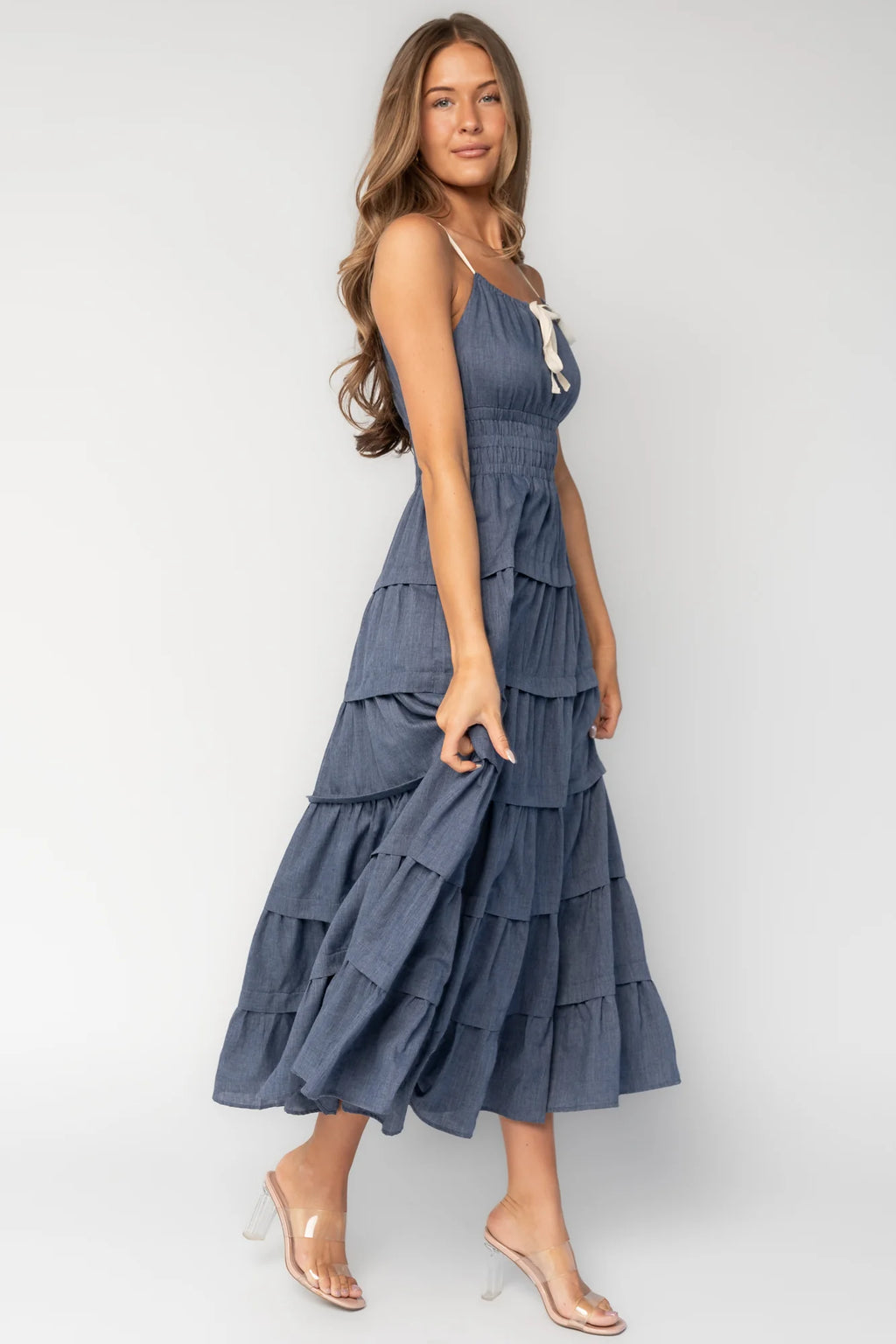Santiago Maxi Dress | Dark Blue