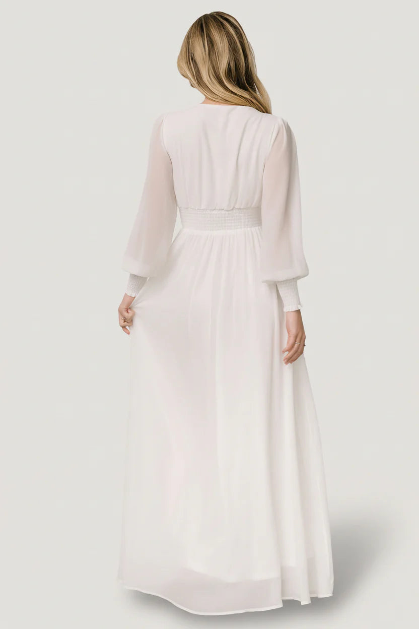Olivia Maxi Dress | White