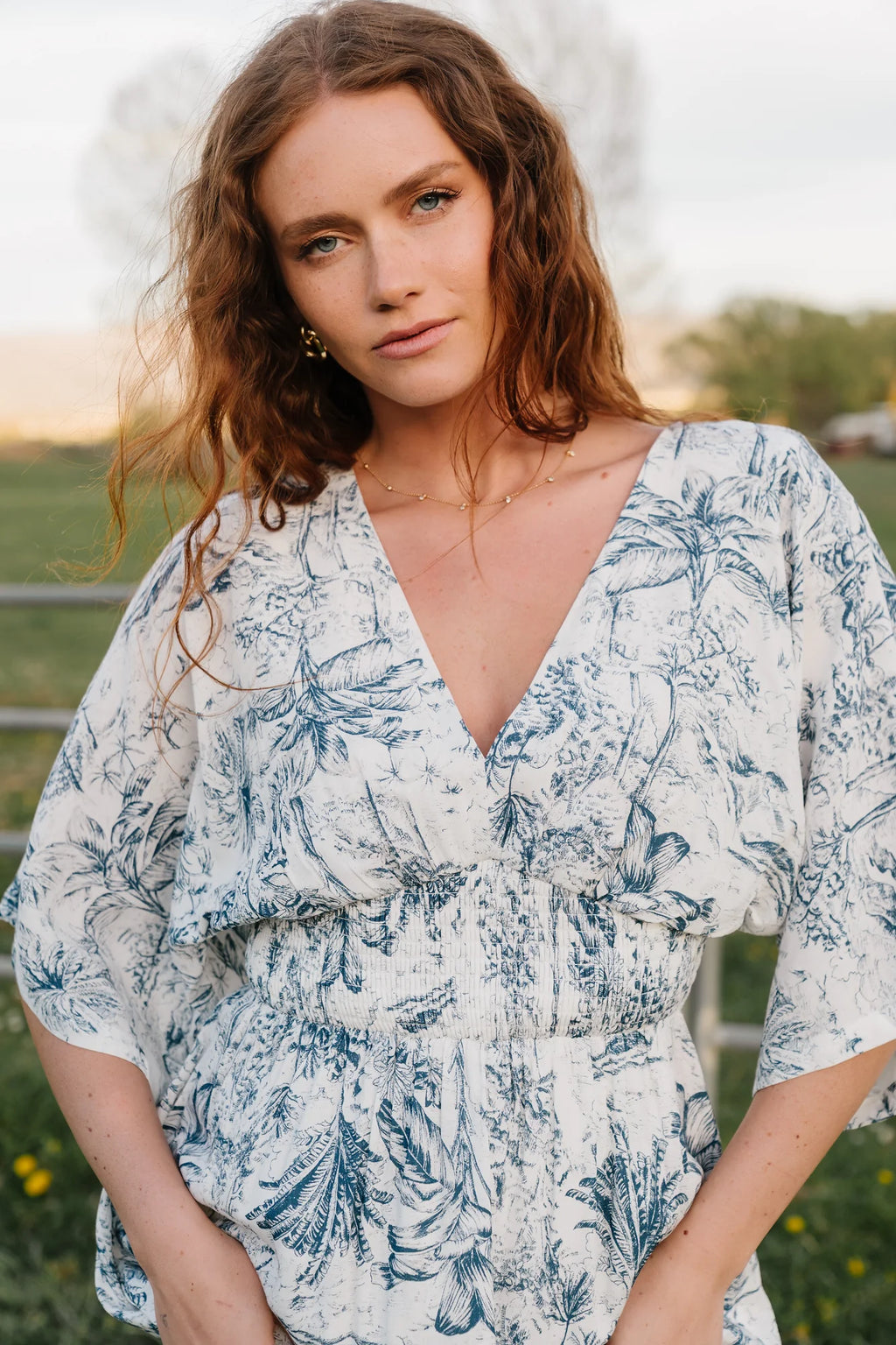 Christiana Maxi Dress | Off White + Slate