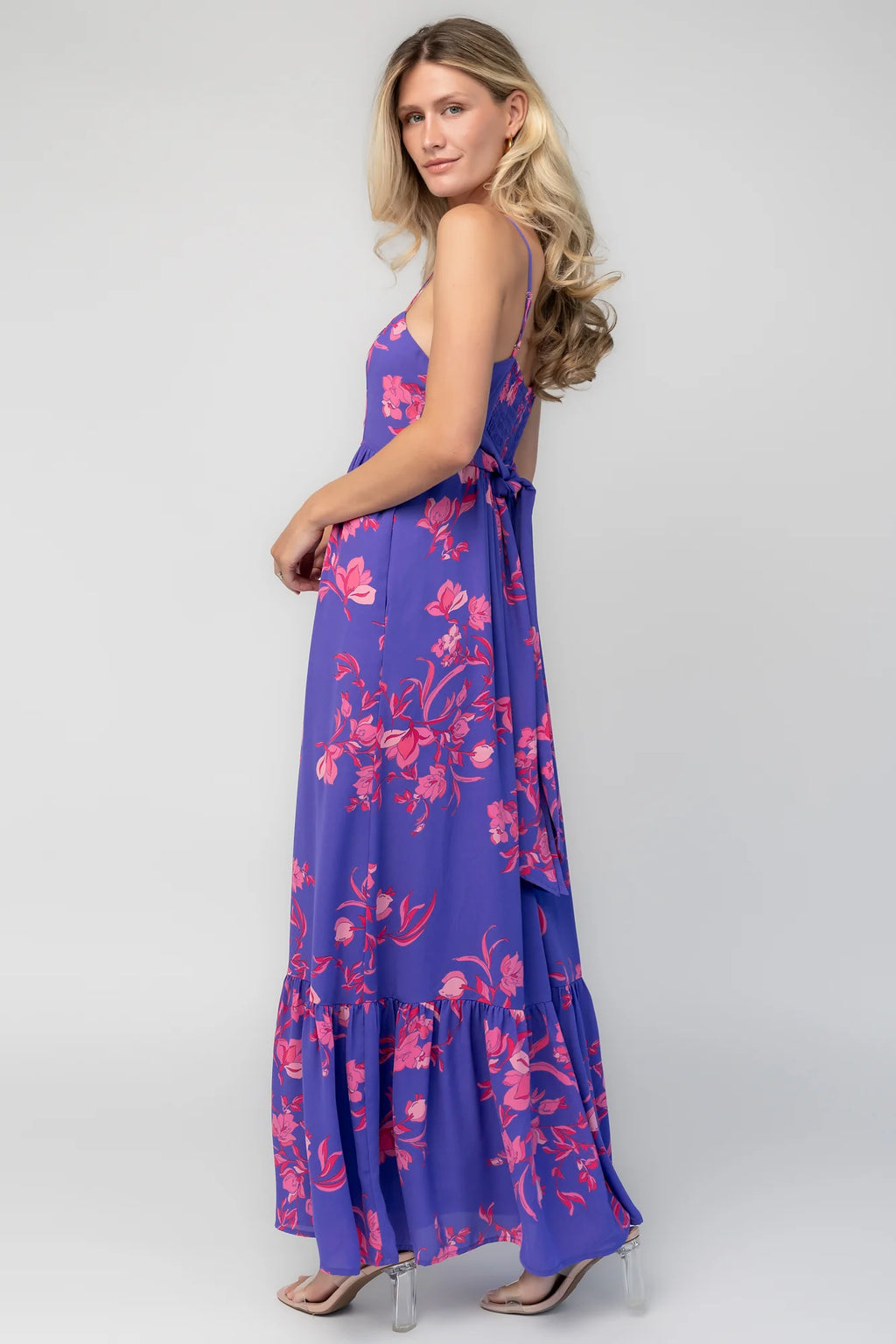 Regan Tank Maxi Dress | Purple Multi