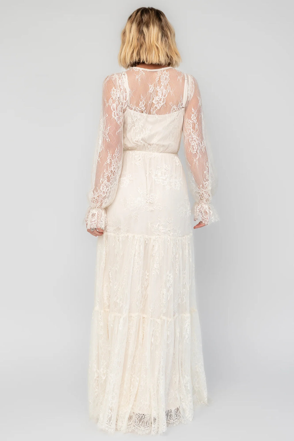 Gloria Lace Maxi Dress | Vintage Cream