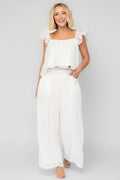 Bettie Shirt + Pants Set | Off White