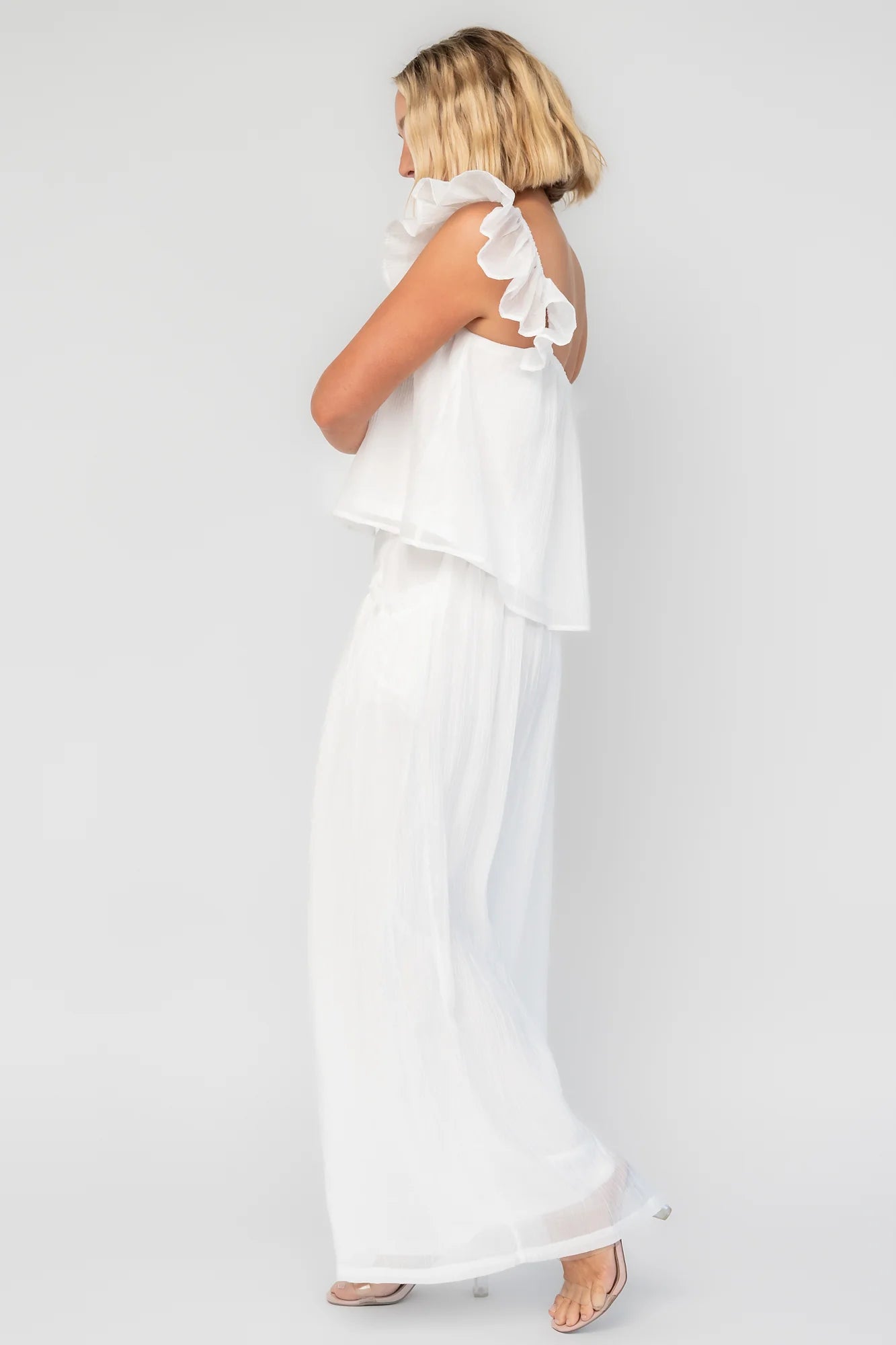 Bettie Shirt + Pants Set | Off White