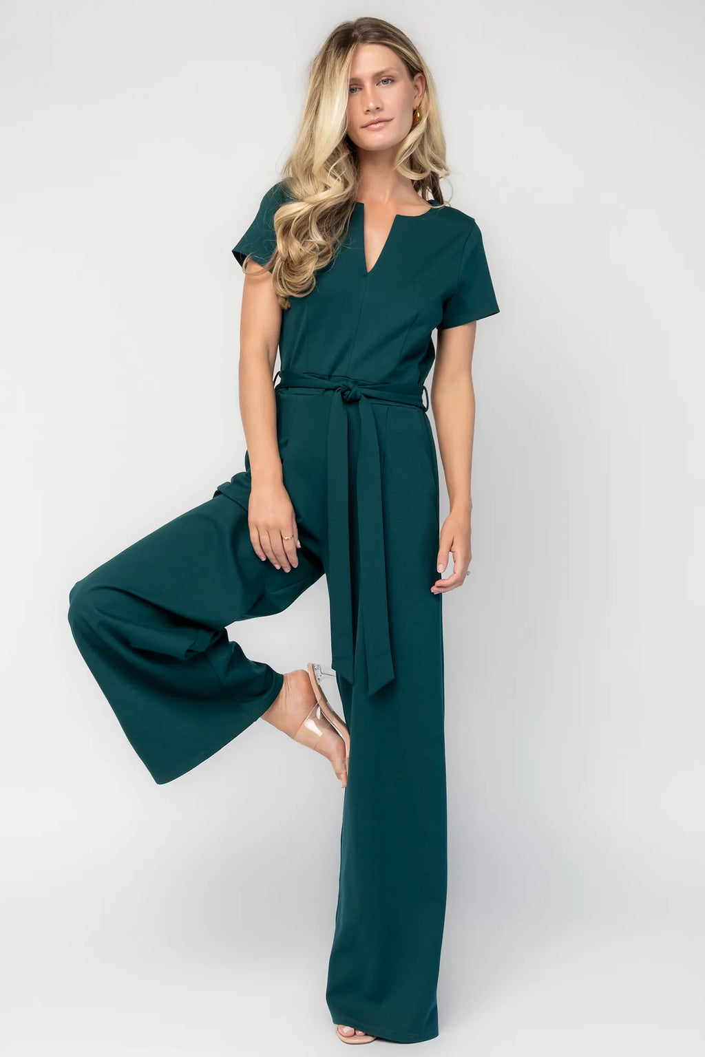 Winthrop Jumpsuit | Deep Jade