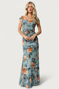 Amelia Tank Maxi Dress | Vintage Teal + Rust