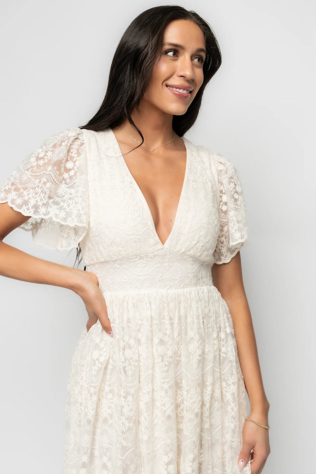 Aphrodite Lace Dress | Vintage Cream