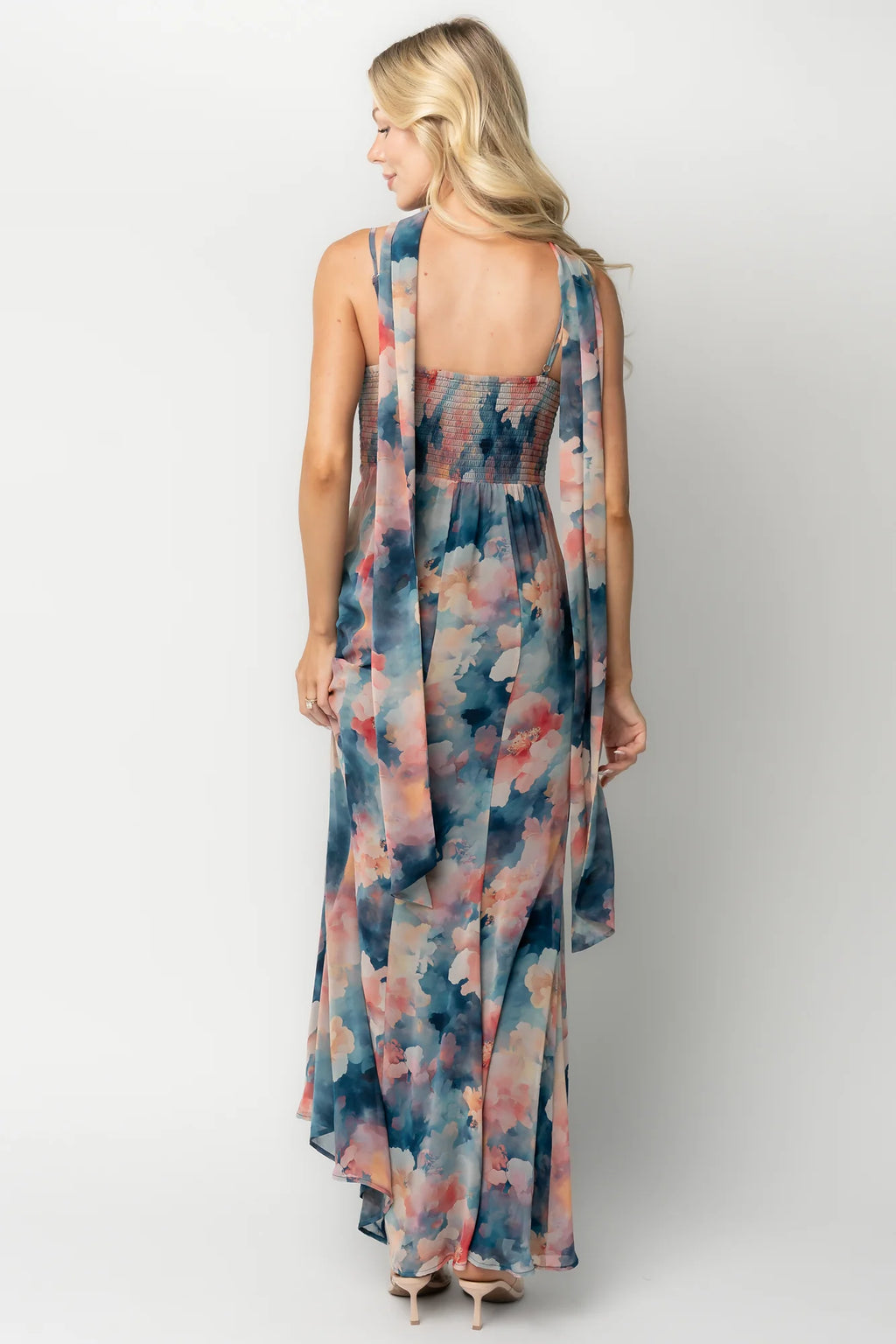Province Maxi Dress | Blue Multi