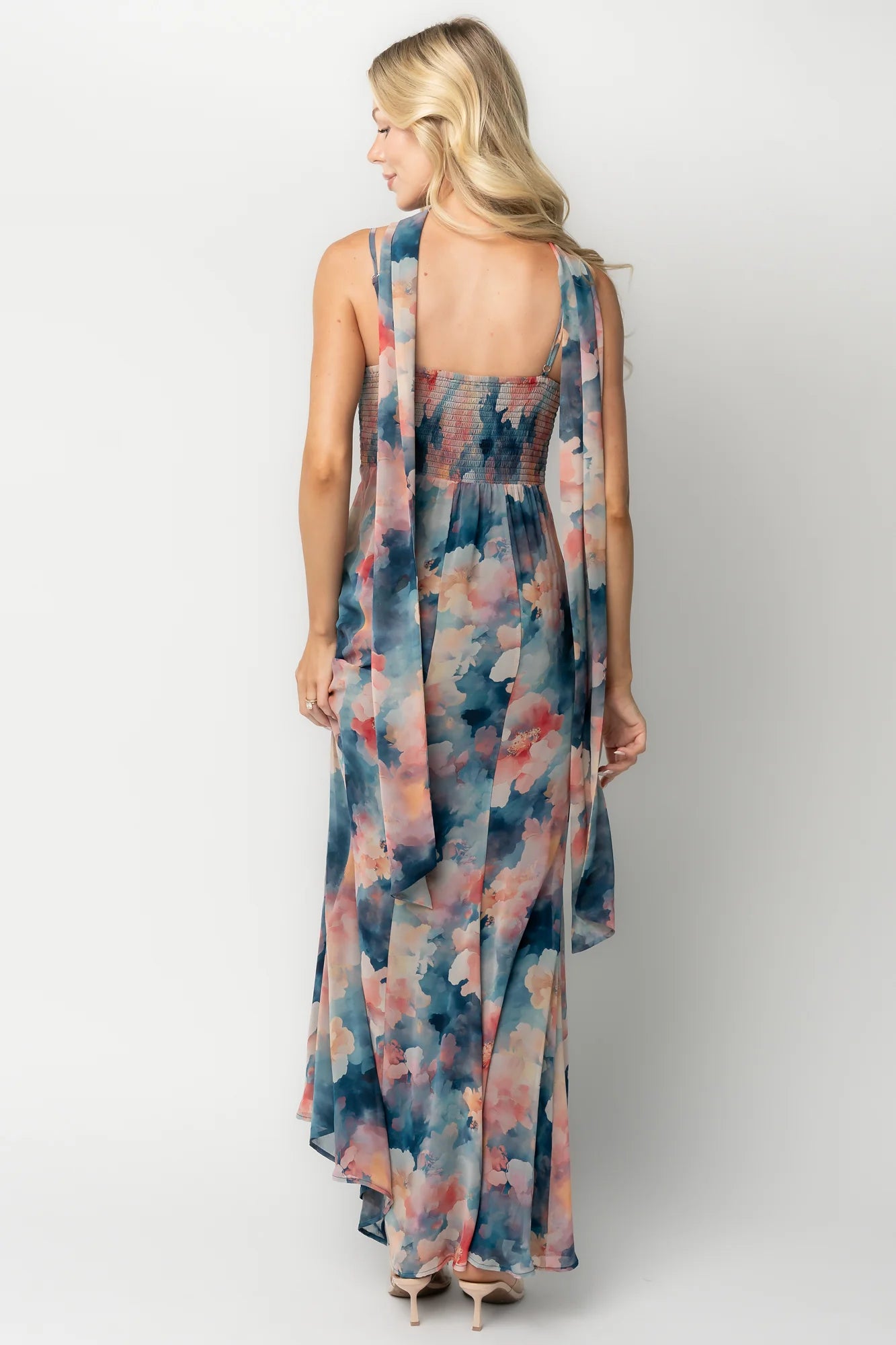 Province Maxi Dress | Blue Multi