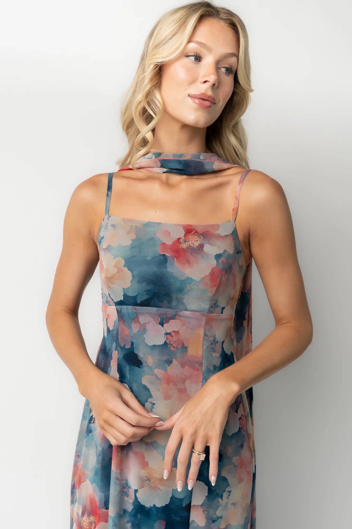 Province Maxi Dress | Blue Multi