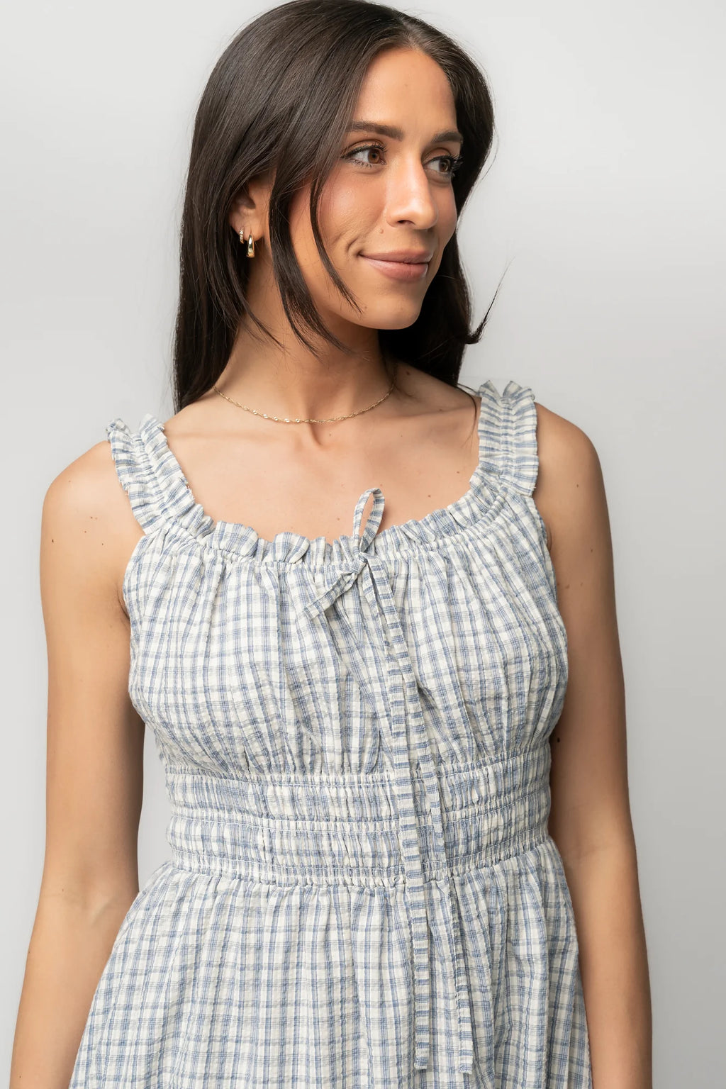 Meadow Dress | Light Blue Gingham