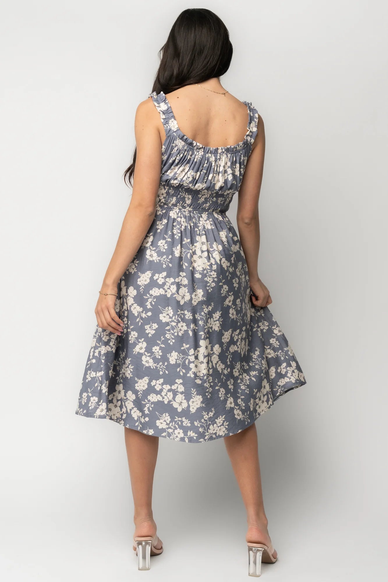 Betty Midi Dress | Slate Floral