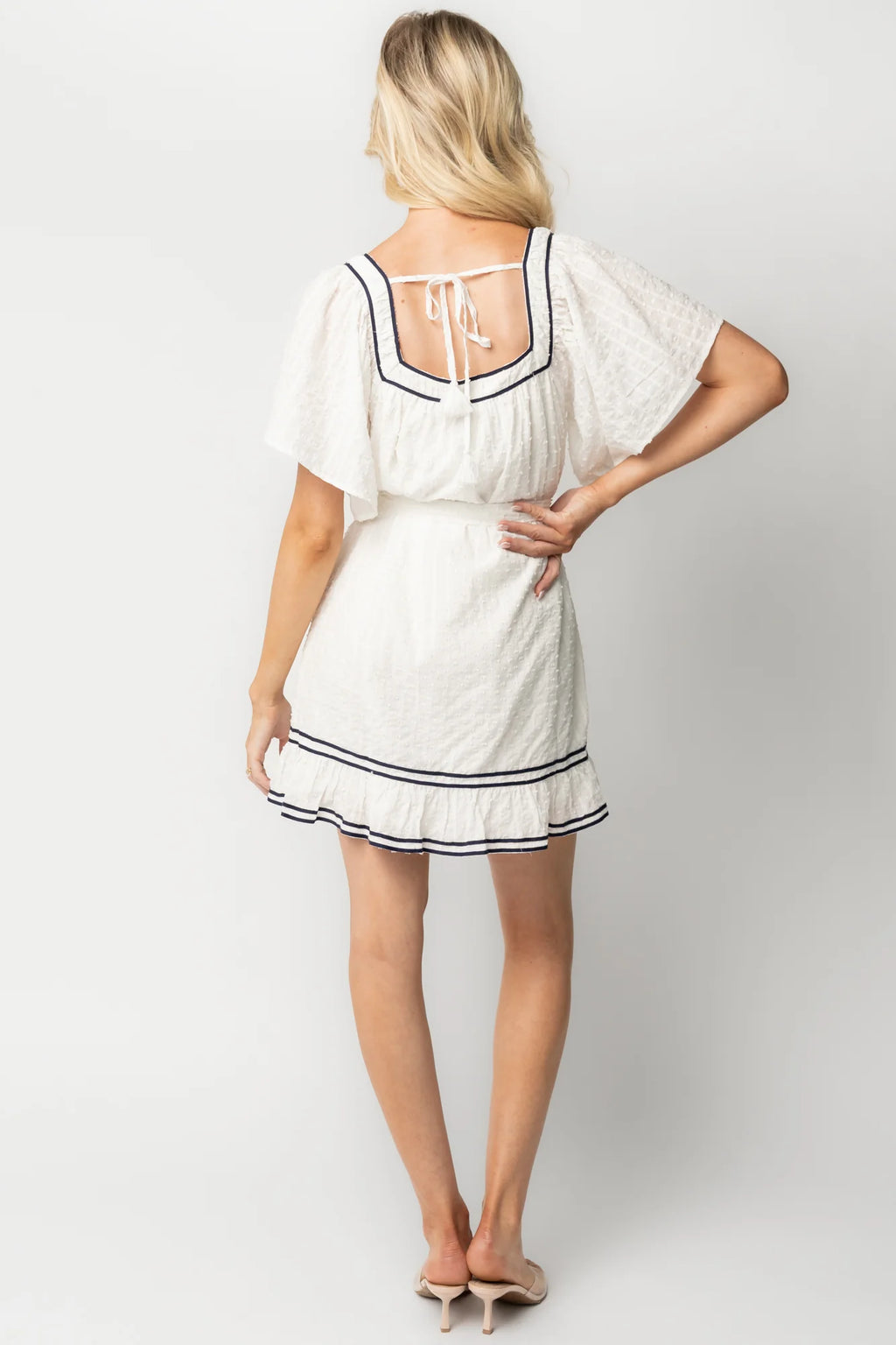 Greer Short Dress | Off White
