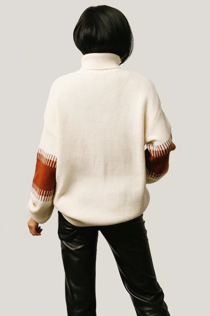 Antonov Turtle Neck Sweater | Cream + Spice
