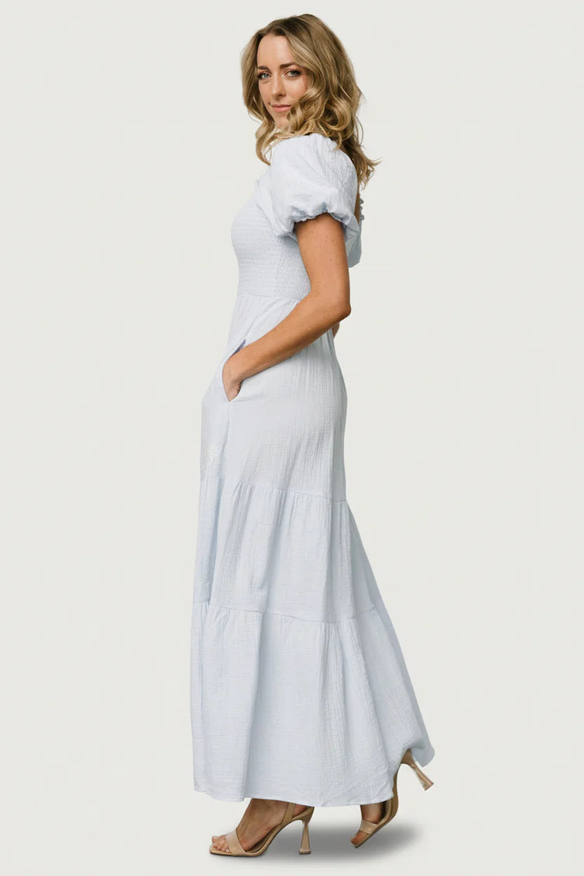 Carrington Maxi Dress | Light Blue