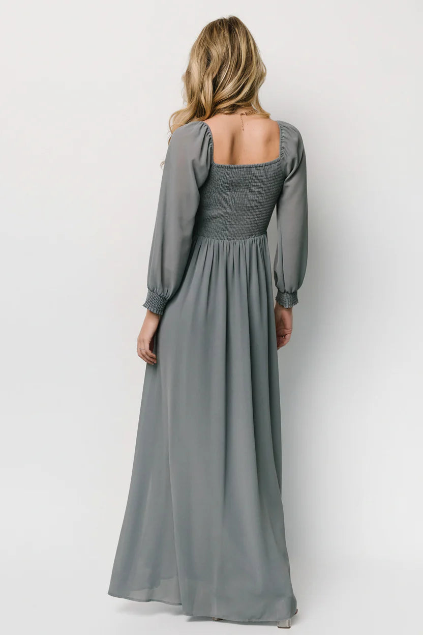 Giselle Maxi Dress | Dusty Blue