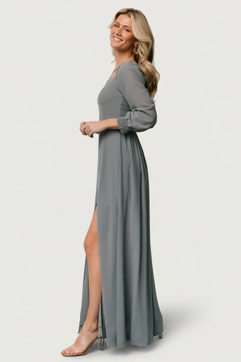 Giselle Maxi Dress | Dusty Blue