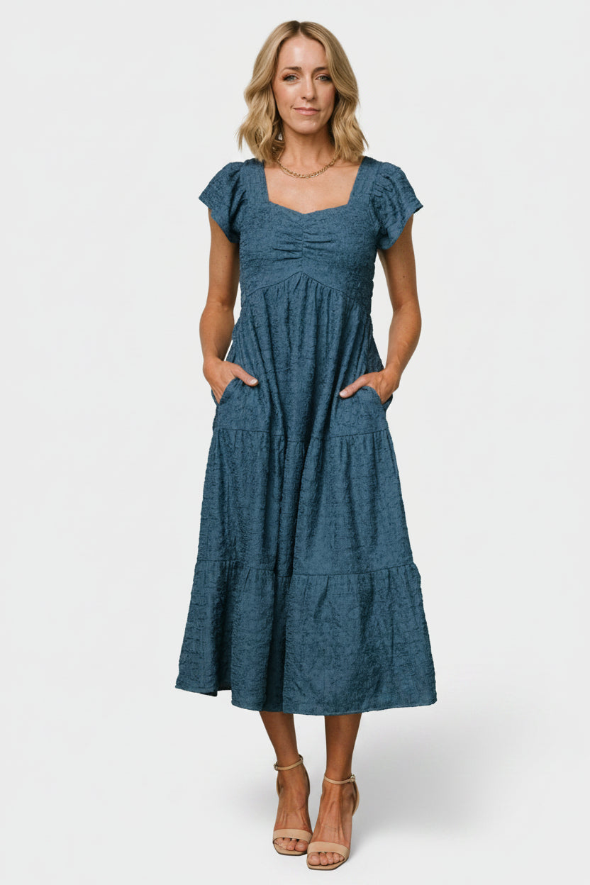 Kesler Midi Dress | Blue