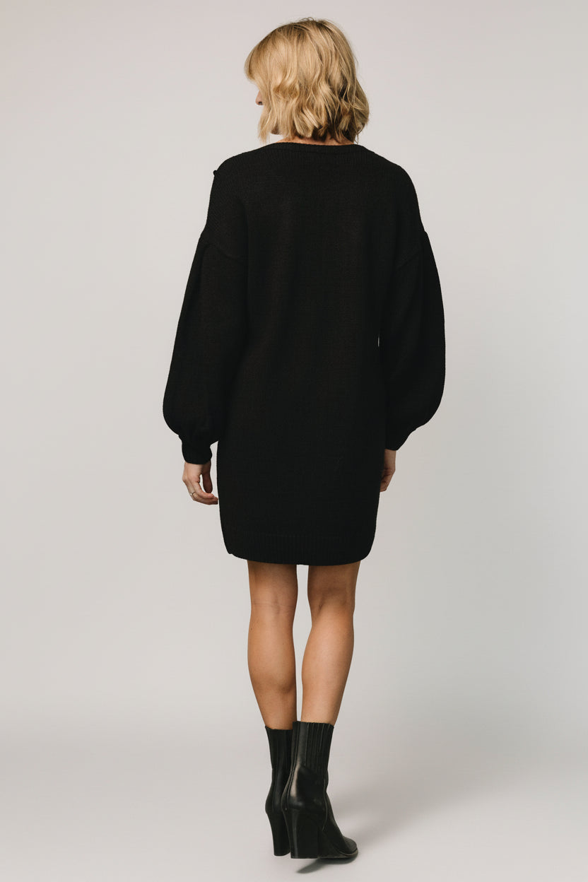 Margaux Sweater Dress | Black