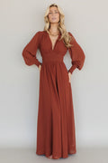 Olivia Maxi Dress | Cinnamon