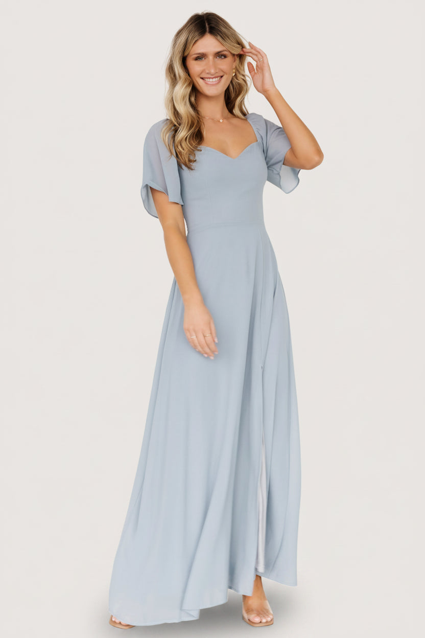 Sierra Sweetheart Maxi Dress | Light Blue