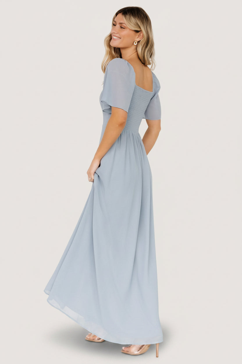 Sierra Sweetheart Maxi Dress | Light Blue