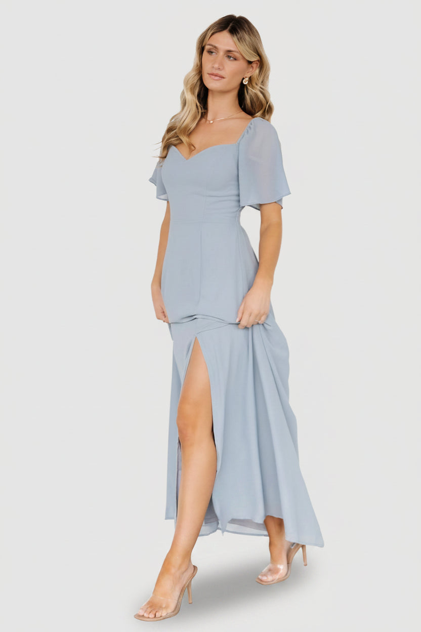 Sierra Sweetheart Maxi Dress | Light Blue