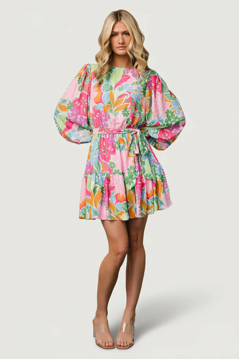 Zaniah Short Dress | Multi